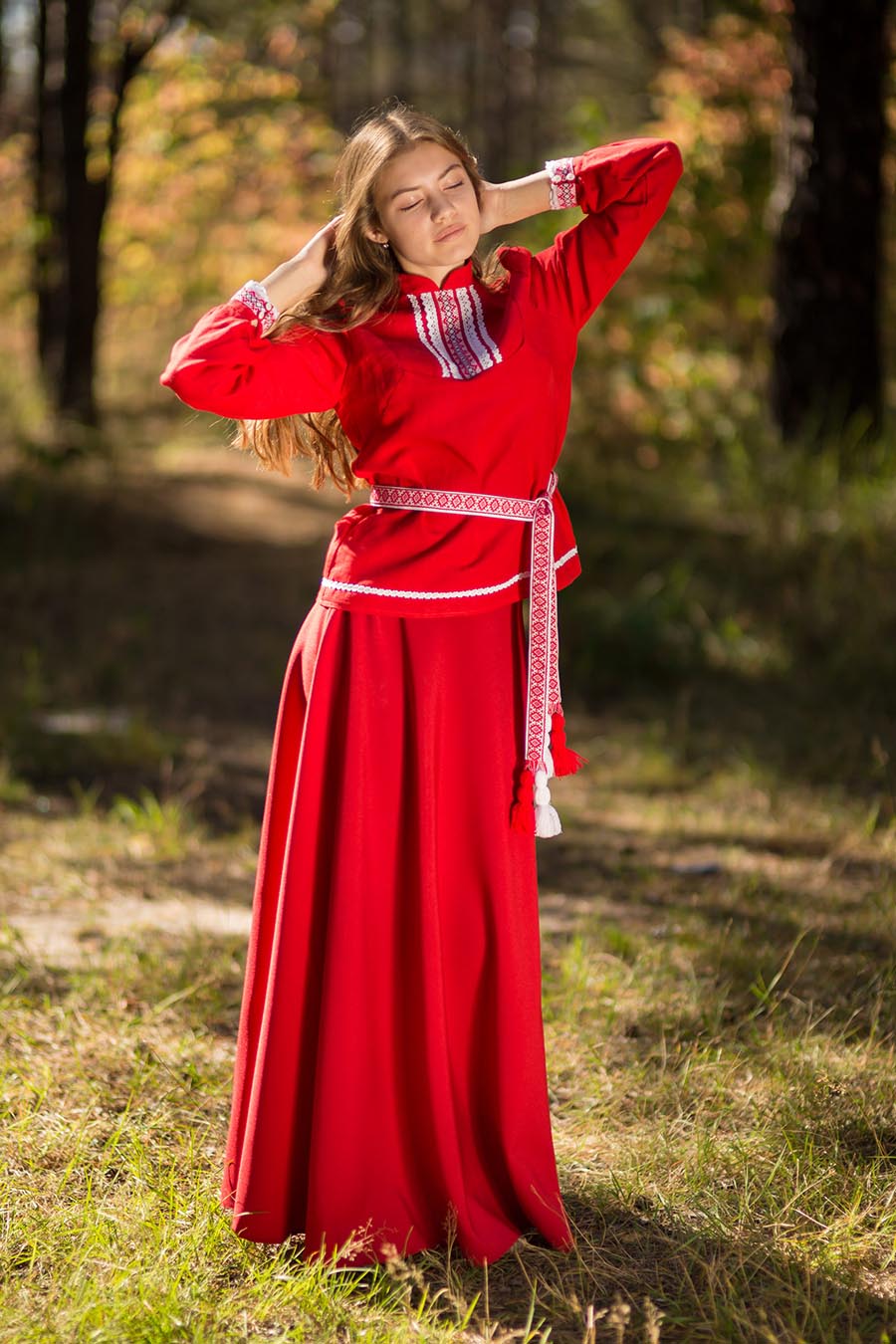 Underwear Women in Slavic costumes in Puyang