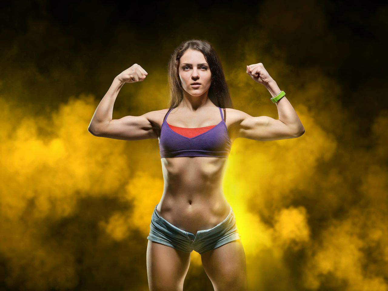 Athletic girls in Puyang